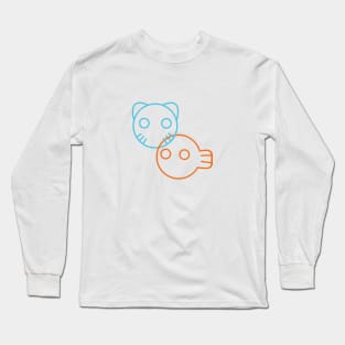 The Amazing World of Gumball - Gumball & Darwin Minimalist Long Sleeve T-Shirt